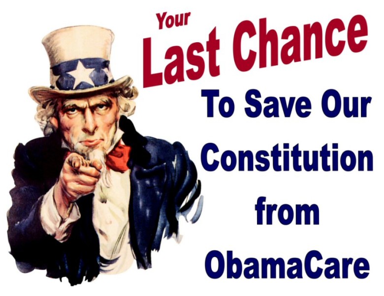 URGENT – Your Voice Matters & is Needed in Final Push Against ObamaCare – Read & Act NOW last chance ocare uncle sam
