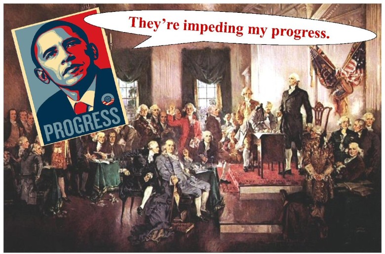 Obama Says America's Founders Are Impeding His Progress founders blocking obama
