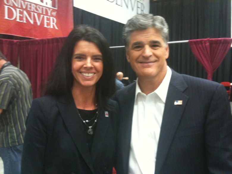 Sean Hannity and Michelle.