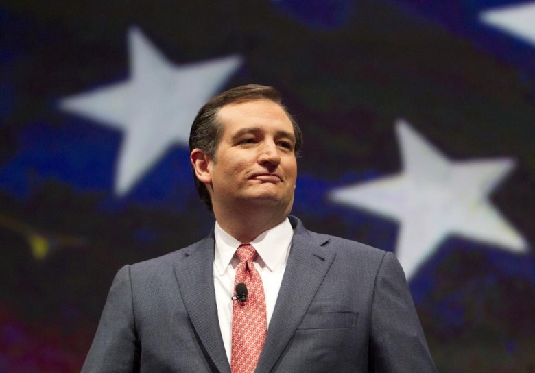 Is Ted Cruz a natural born citizen of the United States? U.S. Senator Ted Cruz speaks during the NRA-ILA Leadership Forum at the National Rifle Association's 142 Annual Meetings and Exhibits in the George R. Brown Convention Center Friday, May 3, 2013, in Houston.
The 2013 NRA Annual Meetings and Exhibits runs from Friday, May 3, through Sunday, May 5. More than 70,000 are expected to attend the event with more than 500 exhibitors represented. The convention will features training and education demos, the Antiques Guns and Gold Showcase, book signings, speakers including Glenn Beck, Ted Nugent and Sarah Palin as well as NRA Youth Day on Sunday
( Johnny Hanson / Houston Chronicle )